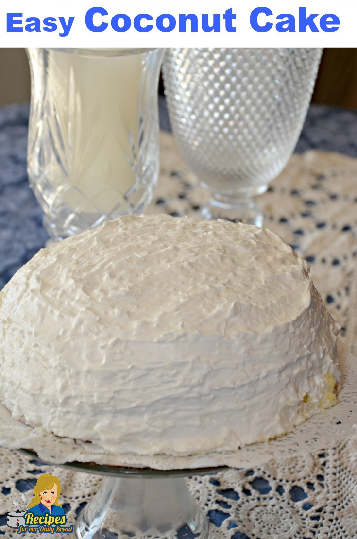 Easy Coconut Cake
 SCRUMPTIOUS EASY COCONUT CAKE 5 SIMPLE INGREDIENTS