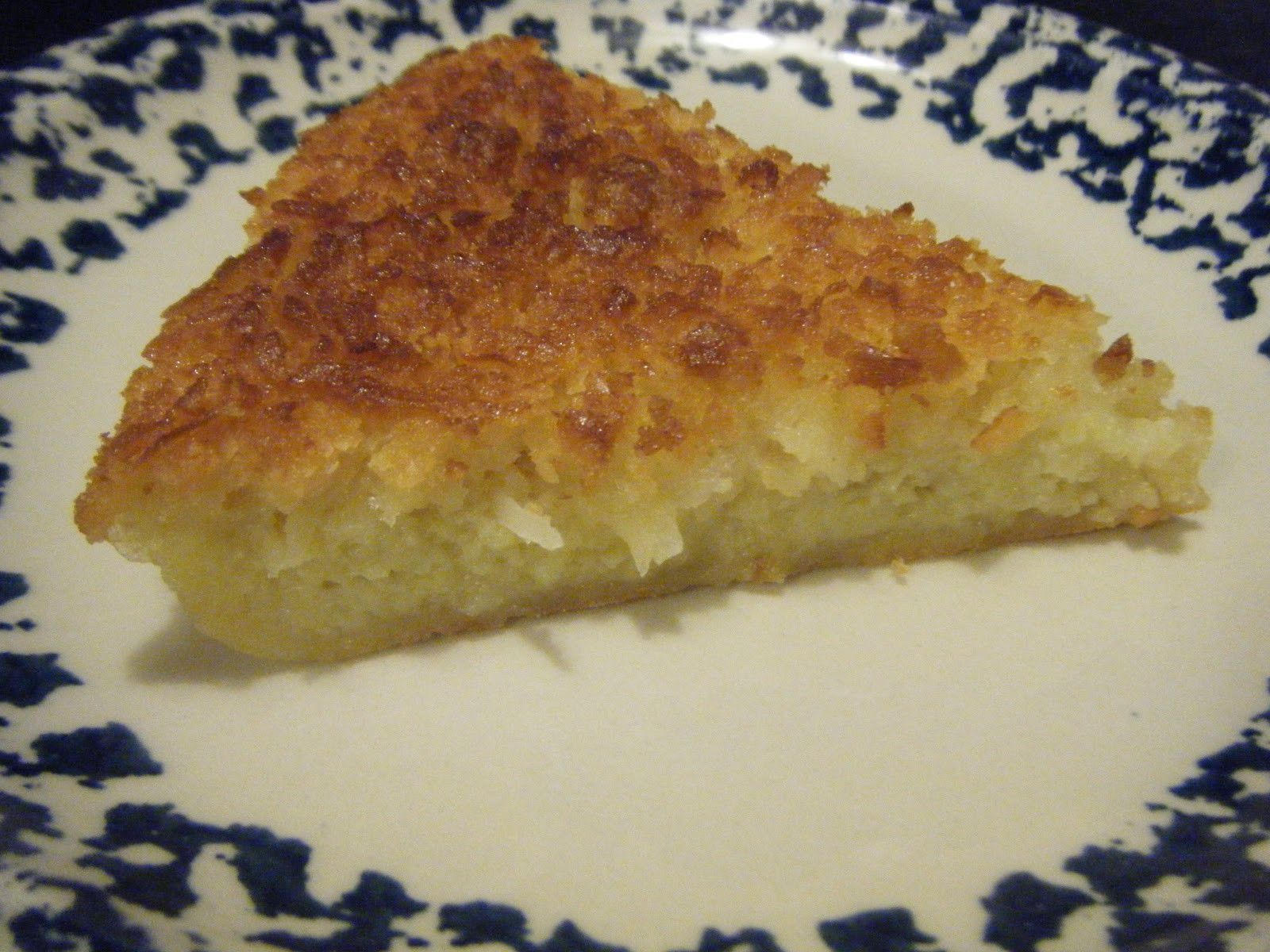 Easy Coconut Pie
 A Wel ing Heart Impossibly Easy Coconut Pie
