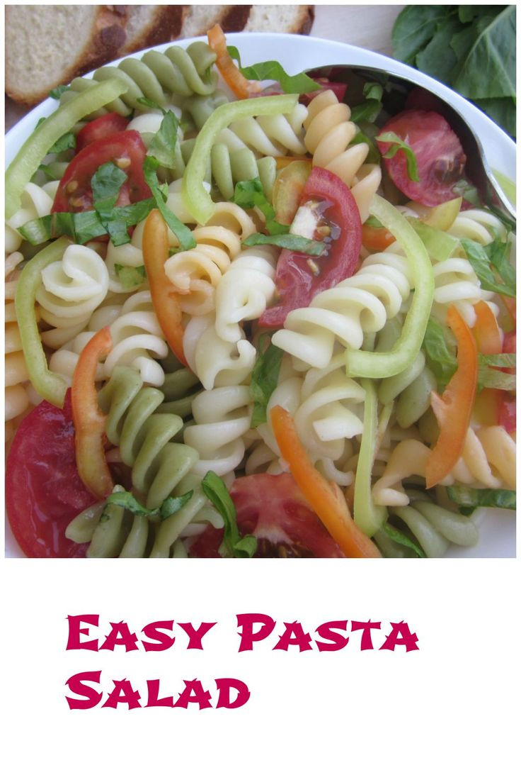 Easy Cold Pasta Salad
 4020 best images about Food on Pinterest