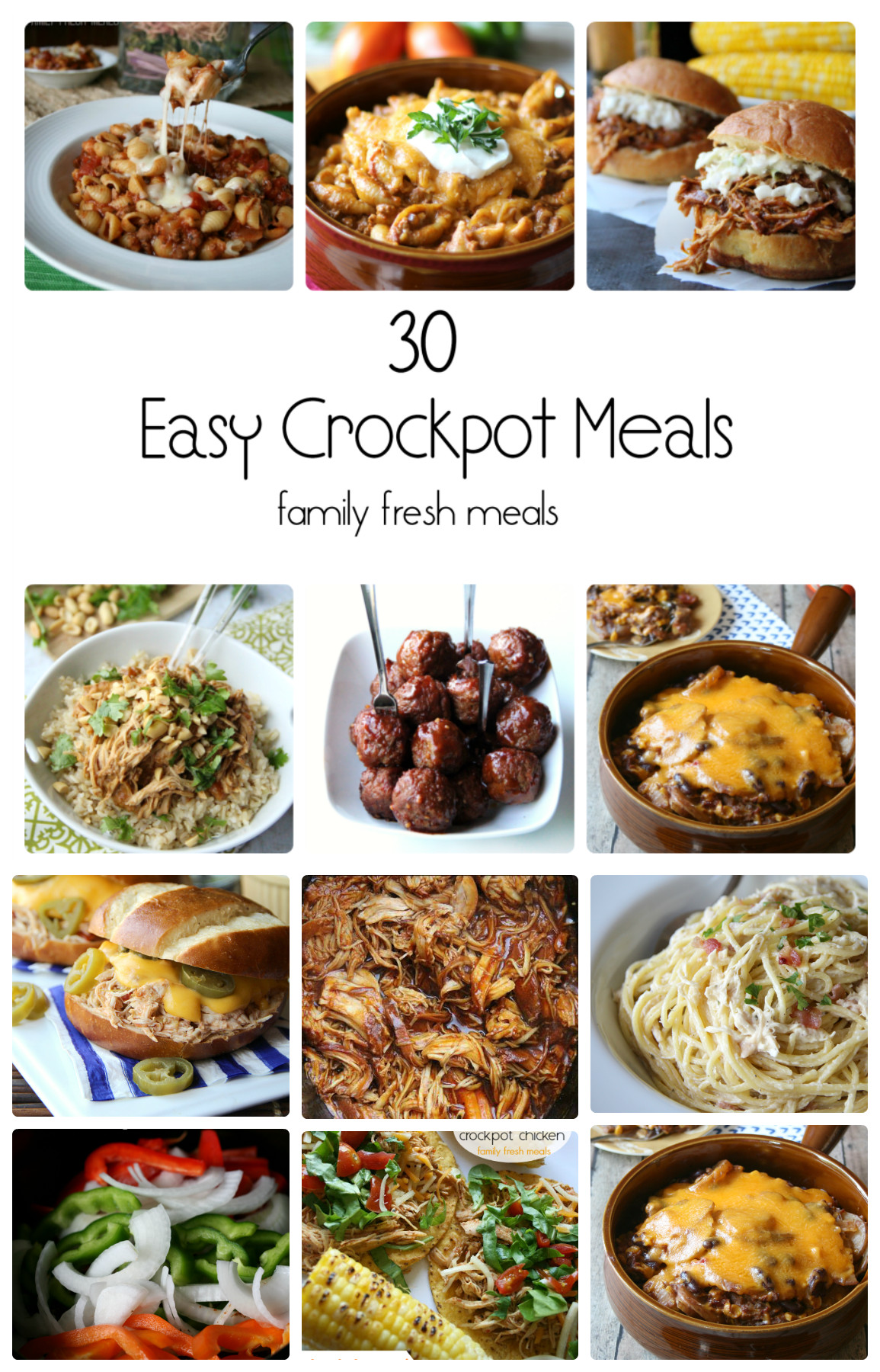 Easy Crockpot Dinners
 Best 25 Easy crockpot meals ideas on Pinterest