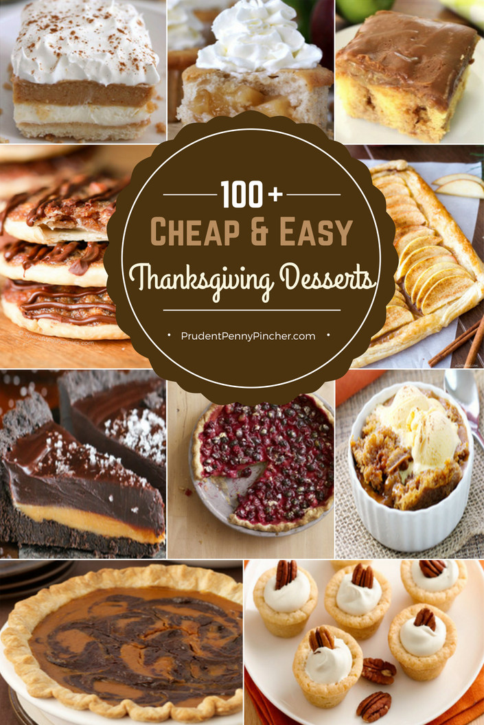 Easy Desserts For Thanksgiving
 100 Easy & Cheap Thanksgiving Desserts Prudent Penny Pincher