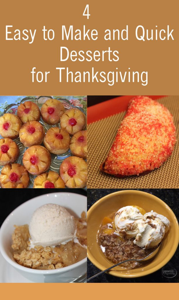 Easy Desserts For Thanksgiving
 4 Easy to Make and Quick Desserts for Thanksgiving