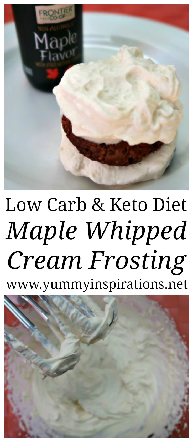 Easy Desserts With Heavy Whipping Cream
 Keto Maple Whipped Cream Frosting Recipe Easy Low Carb