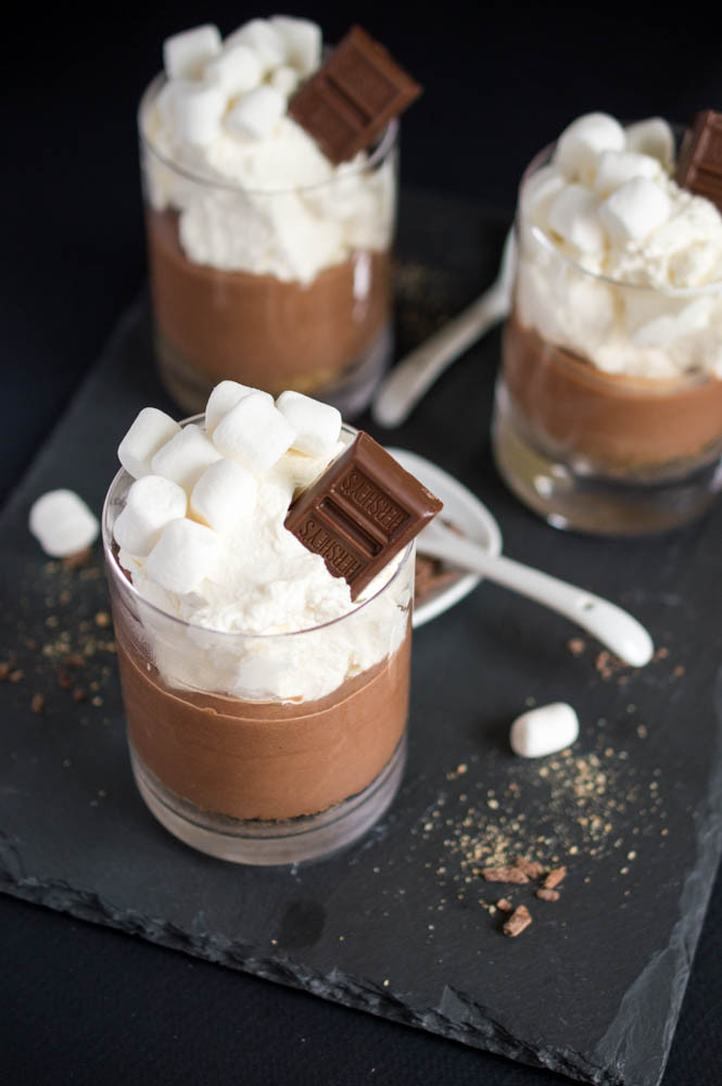 Easy Desserts With Heavy Whipping Cream
 S mores Mousse with Marshmallow Whipped Cream