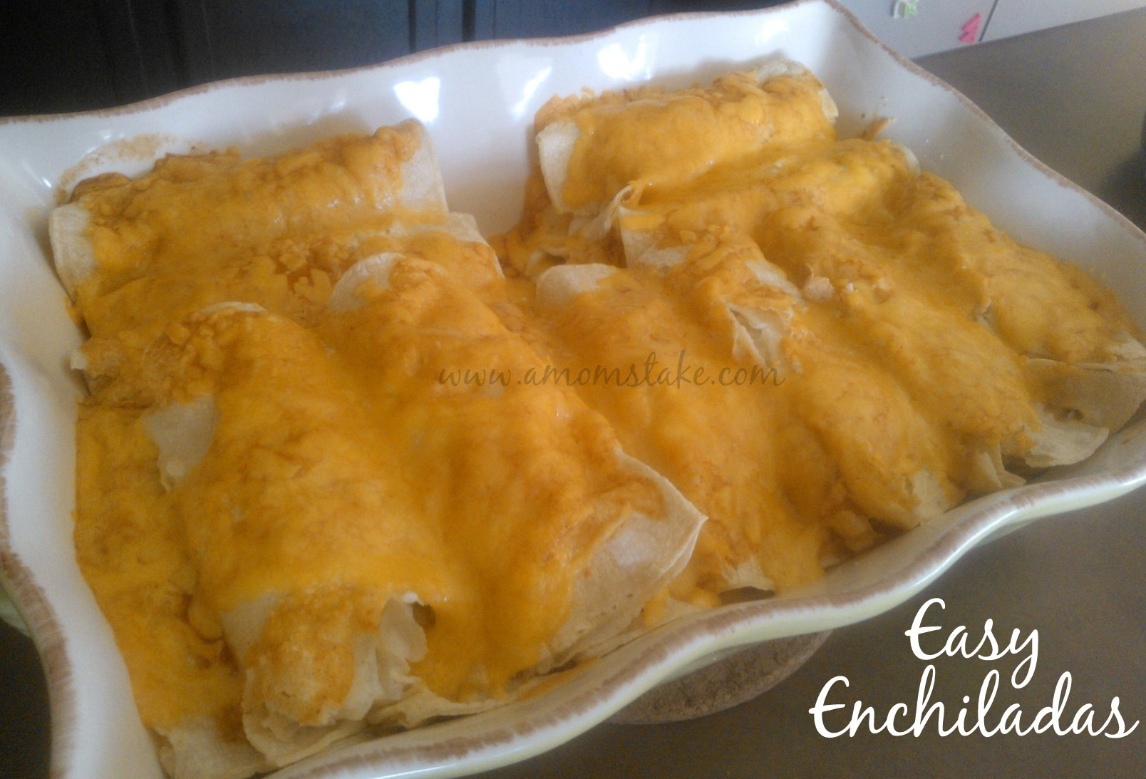 Easy Dinner Recipe
 Easy Dinner Recipes Easy Chicken Enchilada Recipe A Mom