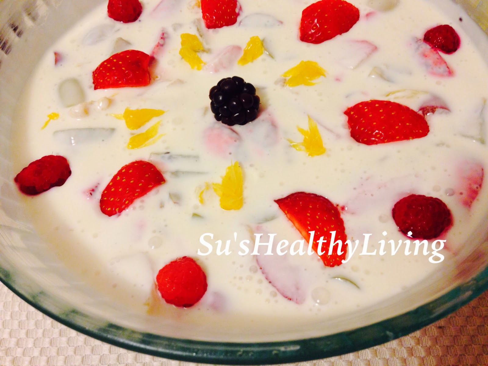 Easy Fruit Desserts
 Su s Healthy Living Thanksgiving Special Easy Creamy