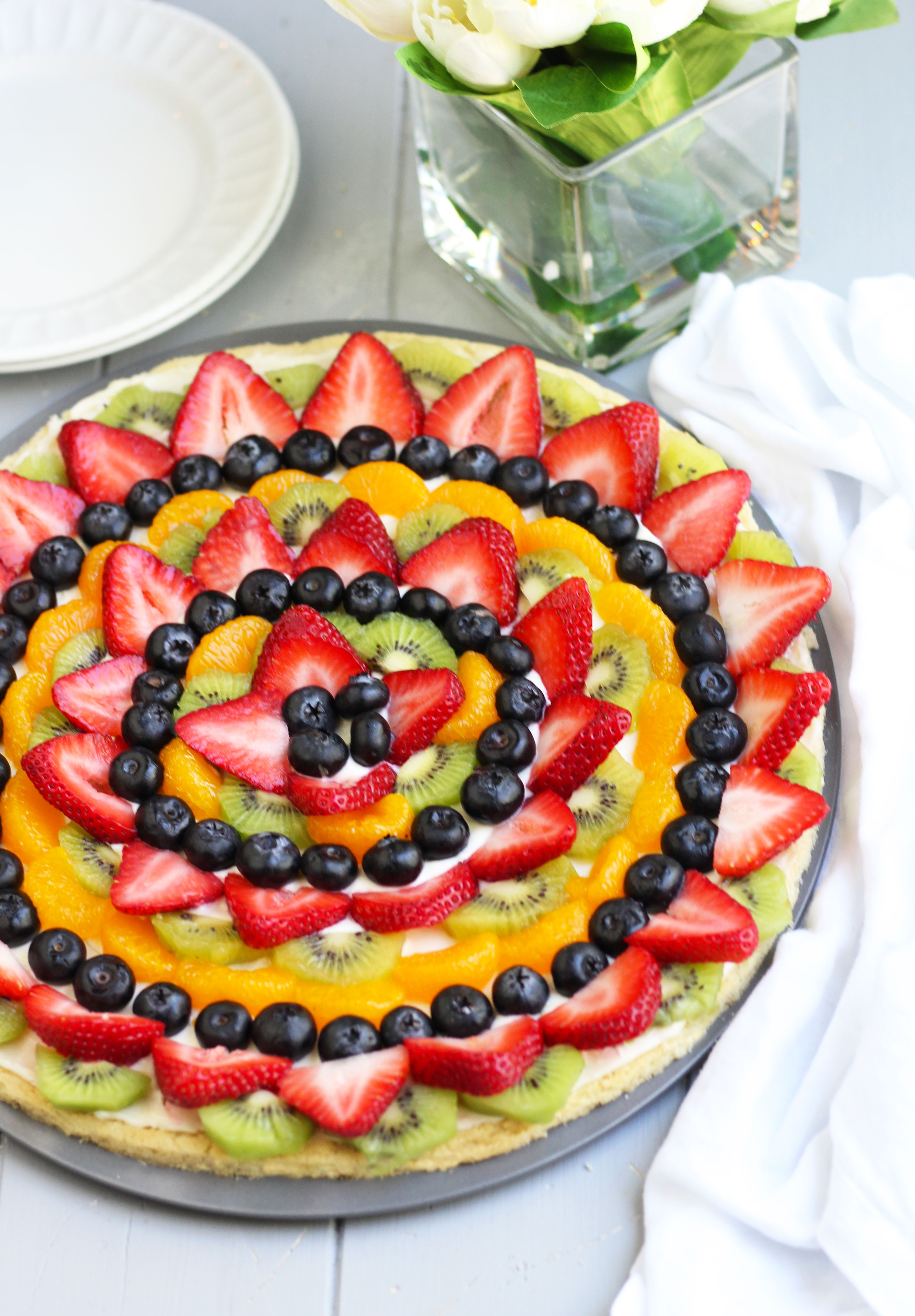 Easy Fruit Desserts
 easy fruit pizza dessert