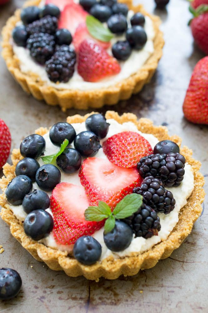 Easy Fruit Desserts
 Check out No Bake Mascarpone Cheese Fruit Tarts It s so