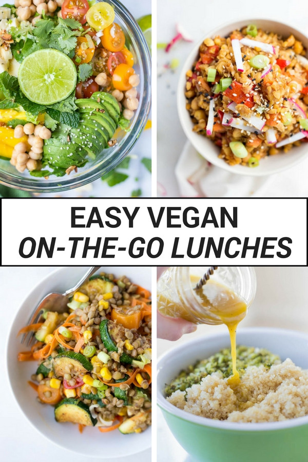 Easy Healthy Vegetarian Recipes
 Easy Vegan the Go Lunches Fooduzzi