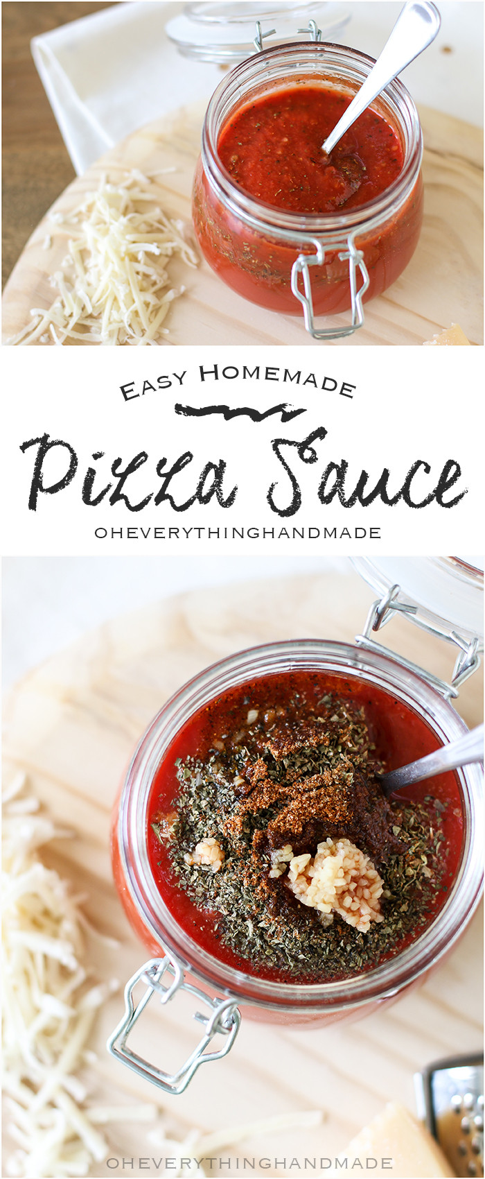 Easy Homemade Pizza Sauce
 Easy Homemade Pizza Sauce Oh Everything Handmade