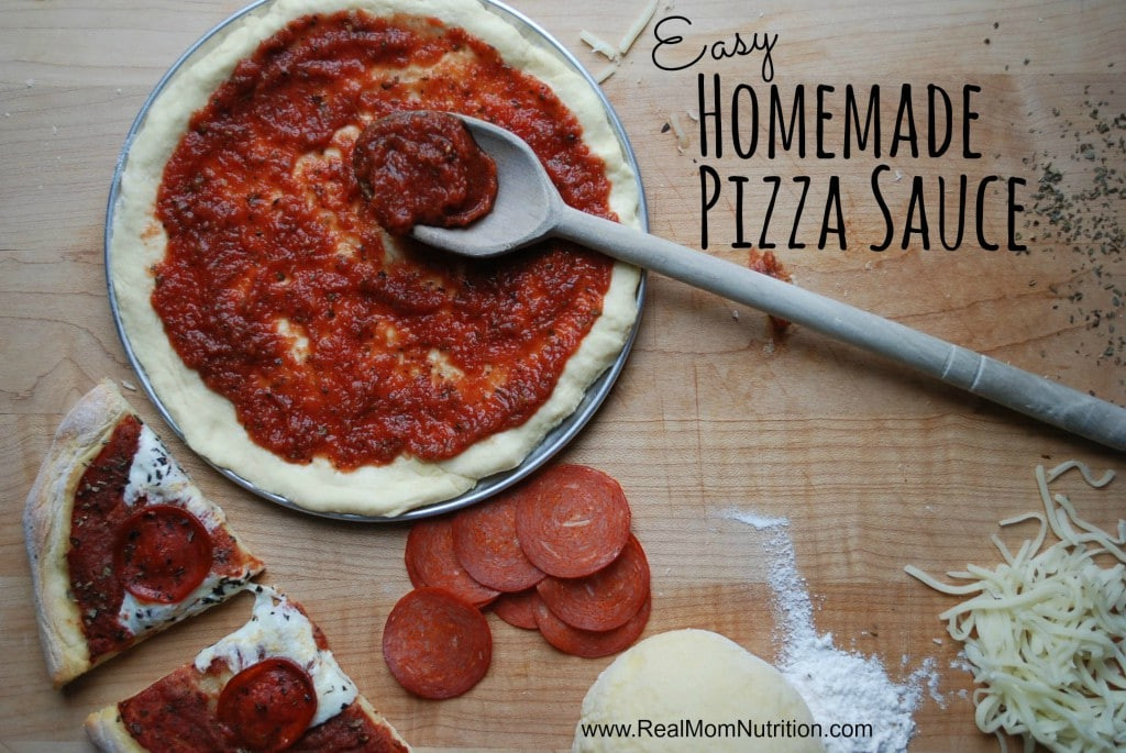 Easy Homemade Pizza Sauce
 Easy Homemade Pizza Sauce Real Mom Nutrition