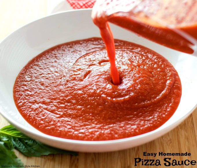 Easy Homemade Pizza Sauce
 Easy Homemade Pizza Sauce melissassouthernstylekitchen