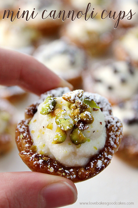 Easy Individual Desserts For A Crowd
 Mini Cannoli Cups
