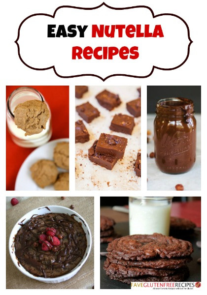 Easy Nutella Desserts
 12 Easy Nutella Recipes