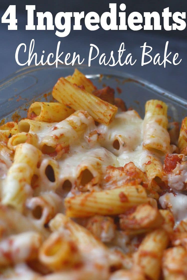 Easy Pasta Dinners Recipes
 4 Ingre nt Chicken Pasta Bake