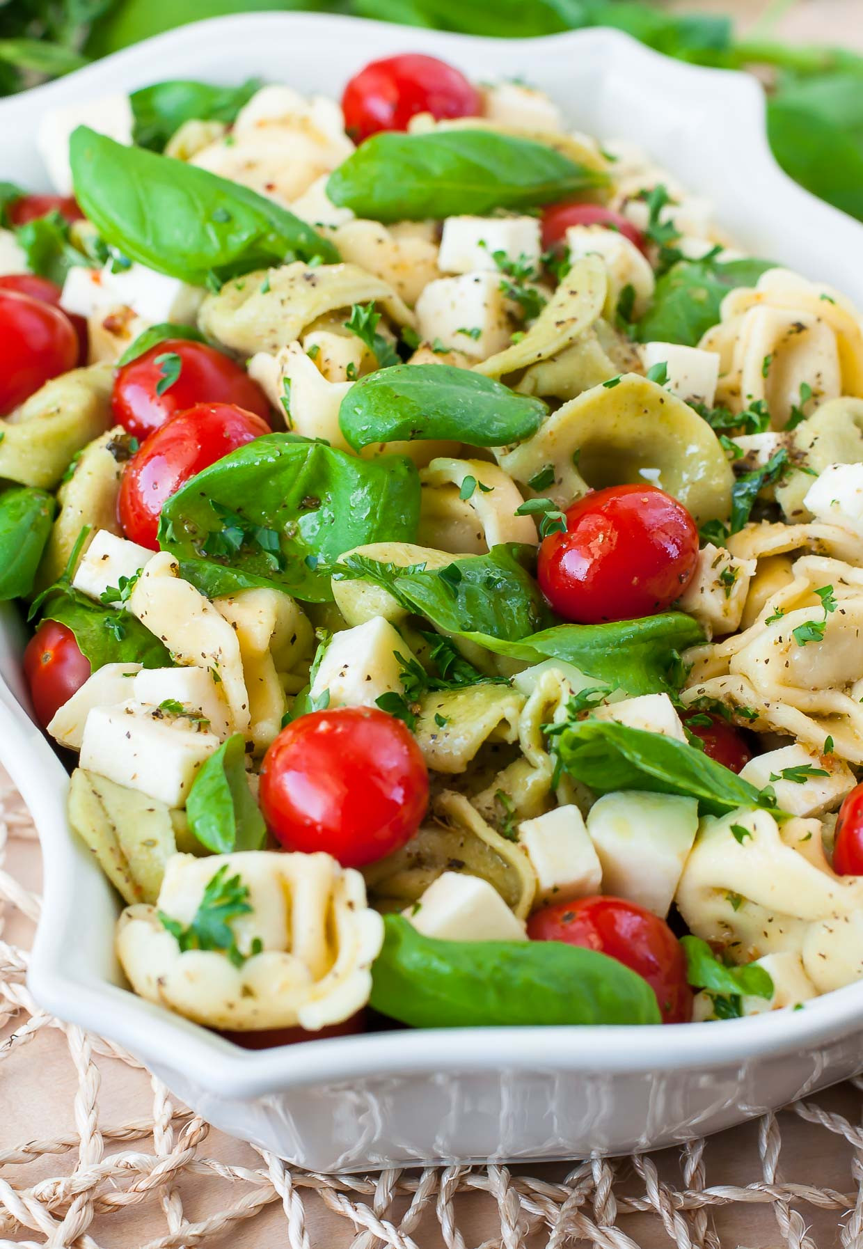 Easy Pasta Salad Recipes
 Caprese Tortellini Pasta Salad Make Ahead Totally
