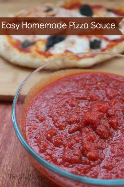 Easy Pizza Sauce Recipe
 Easy Homemade Pizza Sauce Recipe with Canned Tomatoes
