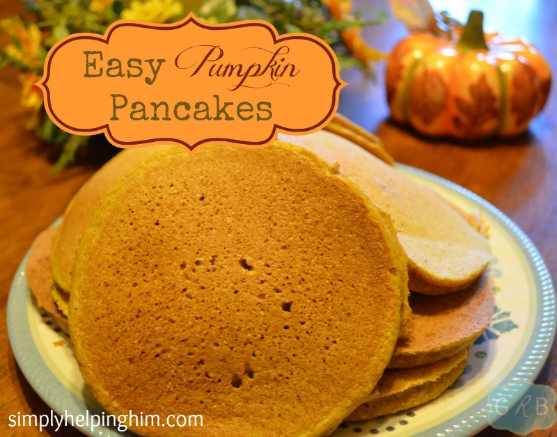 Easy Pumpkin Pancakes
 Pumpkin Pancakes with Hearts for Home Link Up Simply