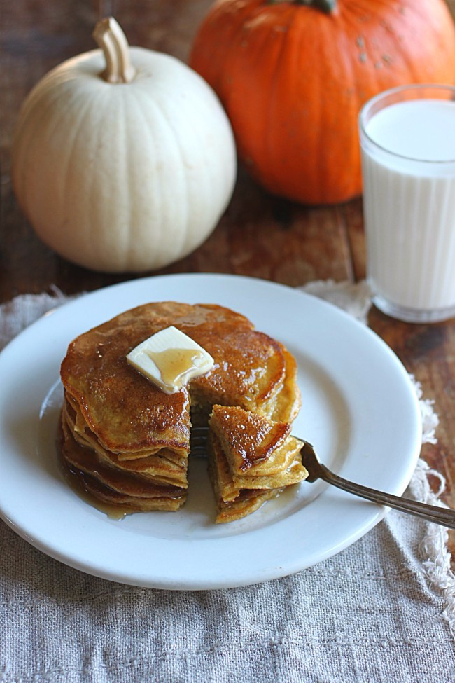 Easy Pumpkin Pancakes
 Easy Pumpkin Pancakes with Golden Barrel Pancake Mix