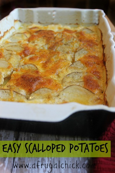 Easy Scalloped Potatoes Recipe
 Easy Scalloped Potatoes Recipe