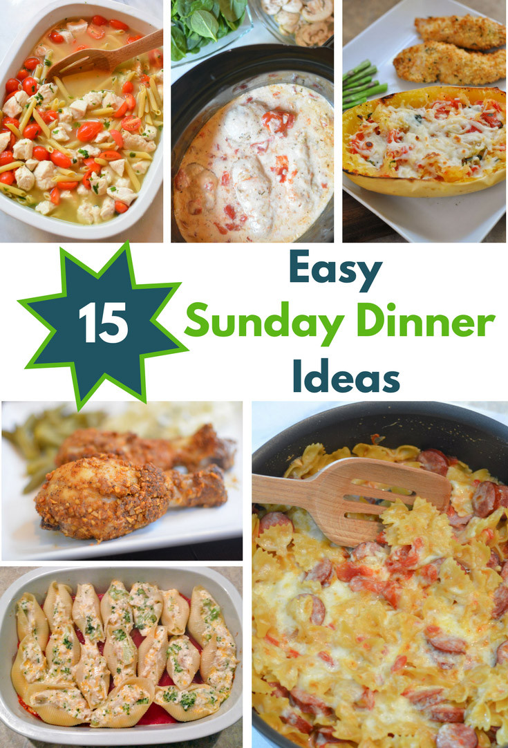 Easy Sunday Dinner
 15 Easy Sunday Dinner Recipes Mommy s Fabulous Finds