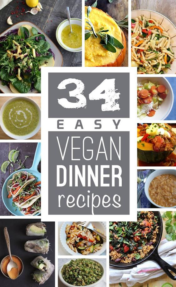 Easy Vegan Recipes For Dinner
 Easy vegan dinner Vegan dinners and Vegans on Pinterest