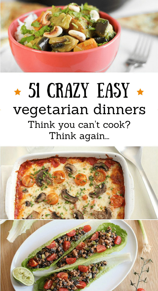 Easy Vegetarian Dinner
 51 crazy easy ve arian dinners Amuse Your Bouche