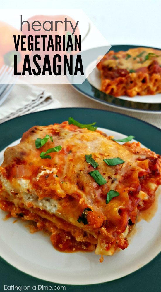Easy Vegetarian Lasagna Recipe
 Easy Ve arian Lasagna Recipe Meatless Lasagna Everyone