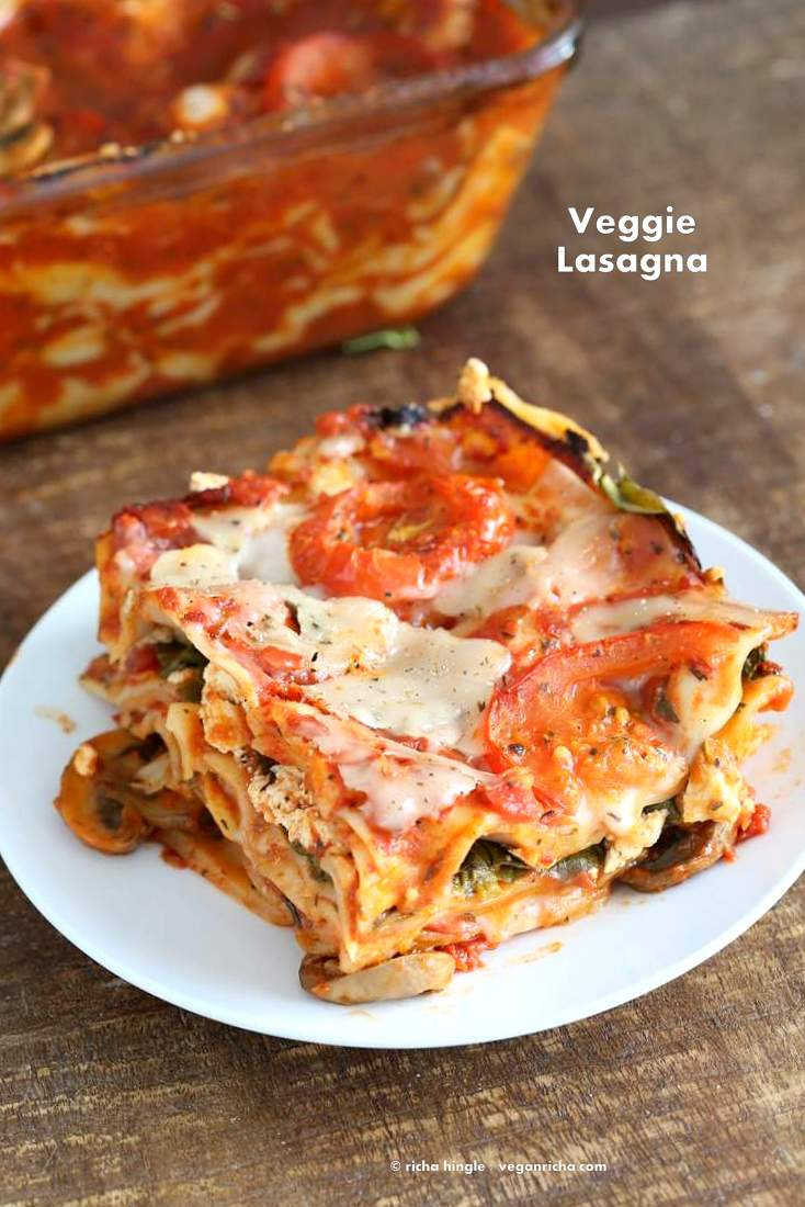 Easy Vegetarian Lasagna Recipe
 Vegan Veggie Lasagna for 2 Vegan Richa