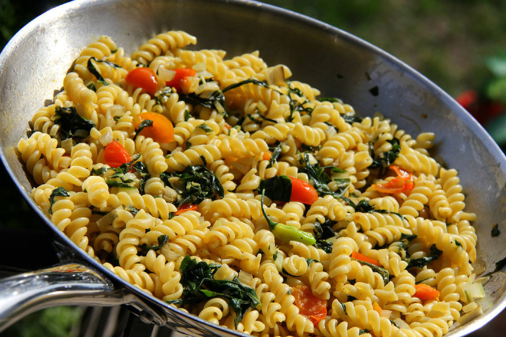 Easy Vegetarian Pasta Recipes
 A Quick Ve arian Swiss Chard Pasta Recipe