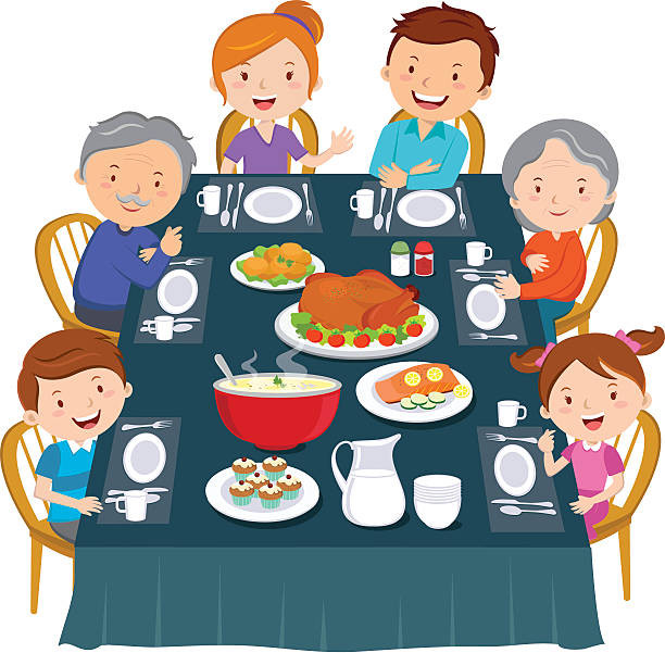 Eating Dinner Clipart
 family eating clipart a couple eating dinner clipart 7