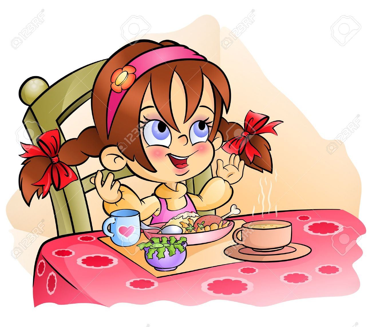 Eating Dinner Clipart
 Before eat clipart Clipground