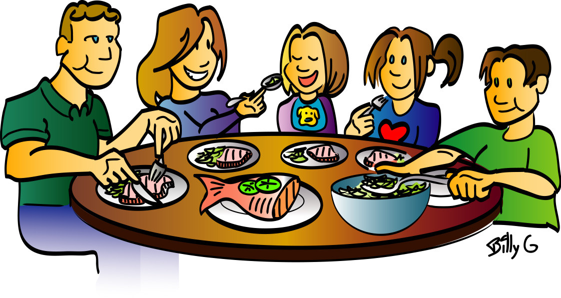 Eating Dinner Clipart
 Eating Dinner Clipart