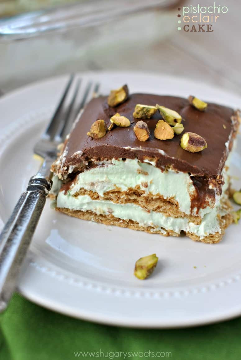 Eclair Cake Recipe
 Pistachio Eclair Cake Shugary Sweets