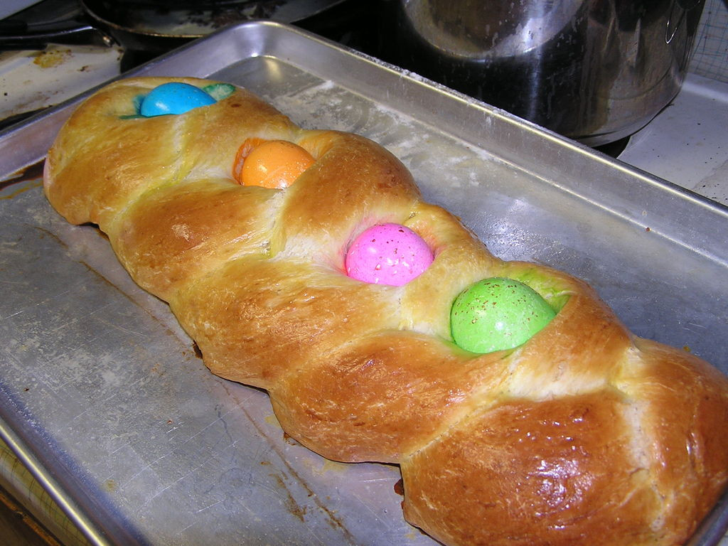 Egg Bread Recipe
 Braided Easter Egg Bread Recipes — Dishmaps