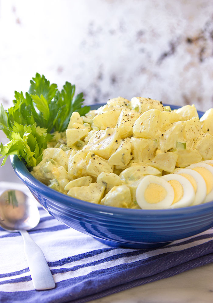 Egg Potato Salad
 Creamy Deviled Egg Potato Salad Recipe