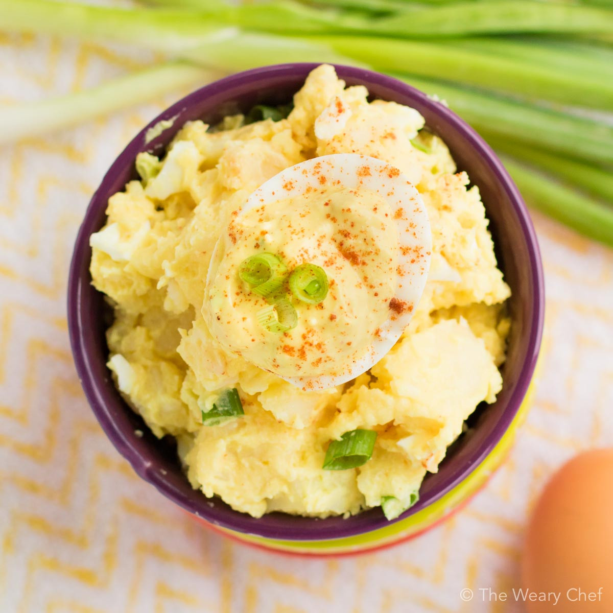 Egg Potato Salad
 deviled egg potato salad