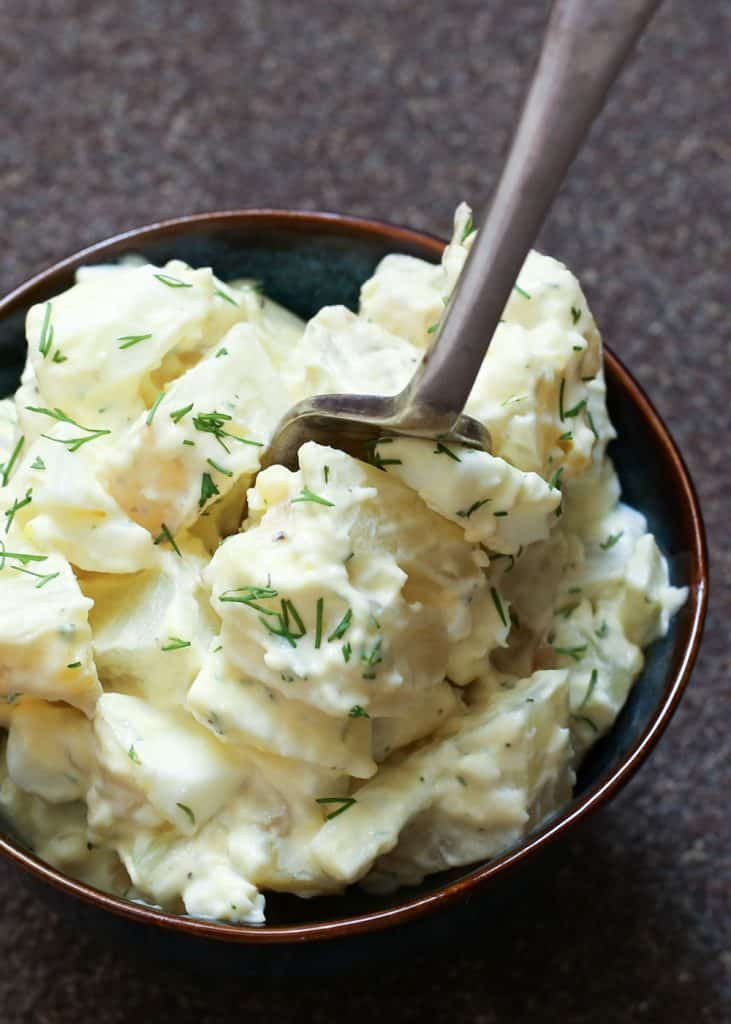 Egg Potato Salad
 Lemony Dill Potato and Egg Salad