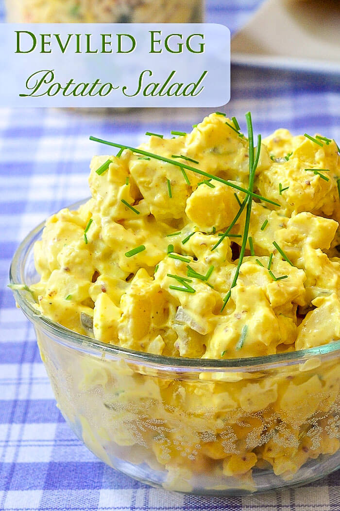 Egg Potato Salad
 Deviled Egg Potato Salad a great year round side dish