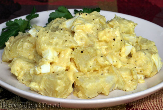 Egg Potato Salad
 Mustard Potato Salad with Egg Recipe with Picture