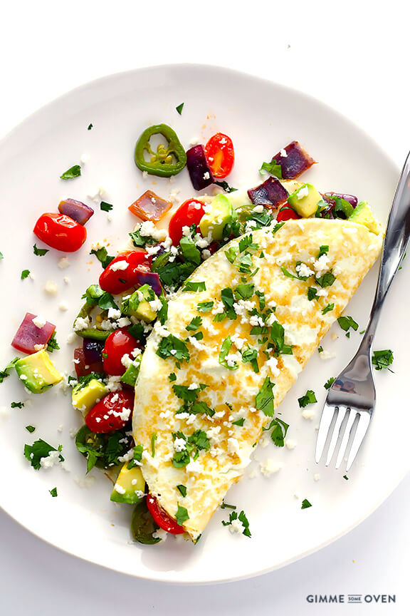 Egg Whites Breakfast Recipe
 Mexican Egg White Omelet