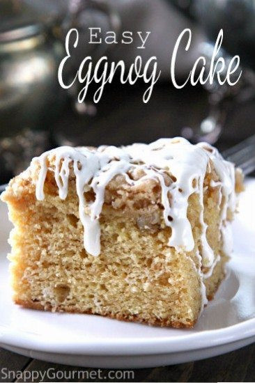 Eggnog Dessert Recipes
 Easy Eggnog Cake Recipe Snappy Gourmet