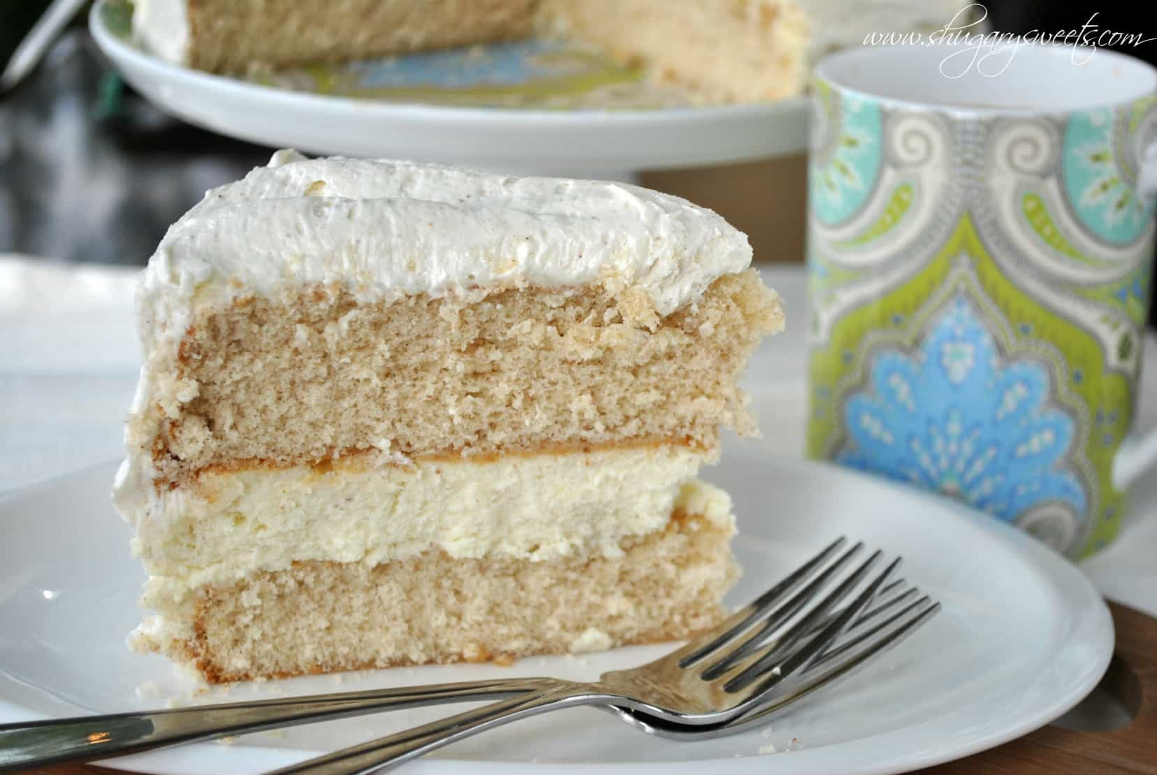 Eggnog Dessert Recipes
 Eggnog Cheesecake Cake Shugary Sweets