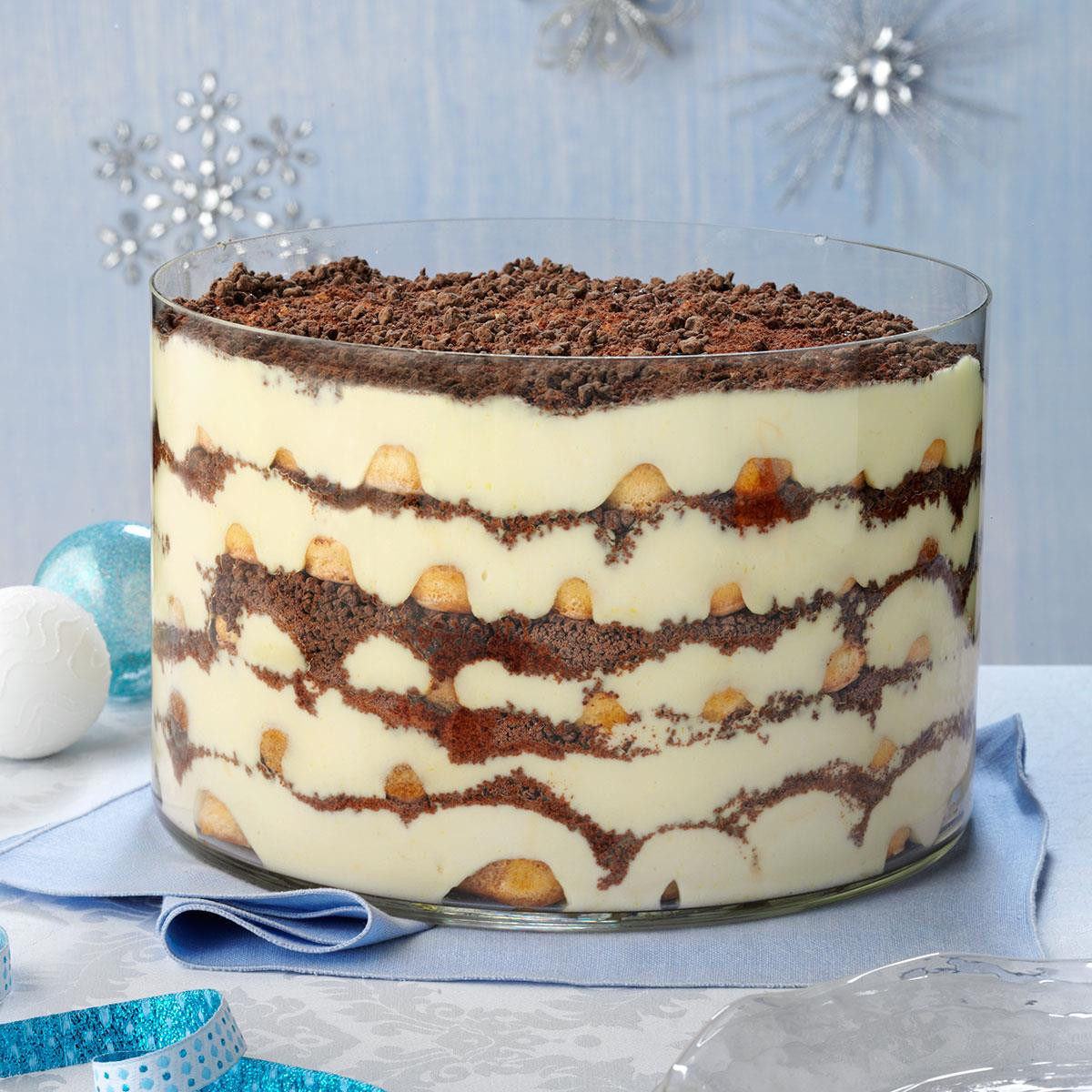 Eggnog Dessert Recipes
 Eggnog Tiramisu Trifle Recipe