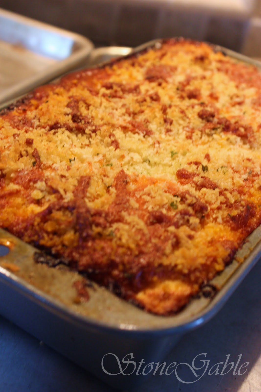 Eggplant Parmesan Casserole
 EGGPLANT PARMESAN CASSEROLE StoneGable