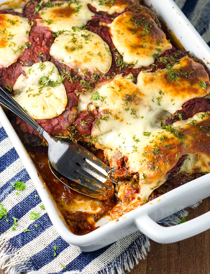 Eggplant Parmesan Casserole
 Chicken Eggplant Parmesan Casserole Bound By Food