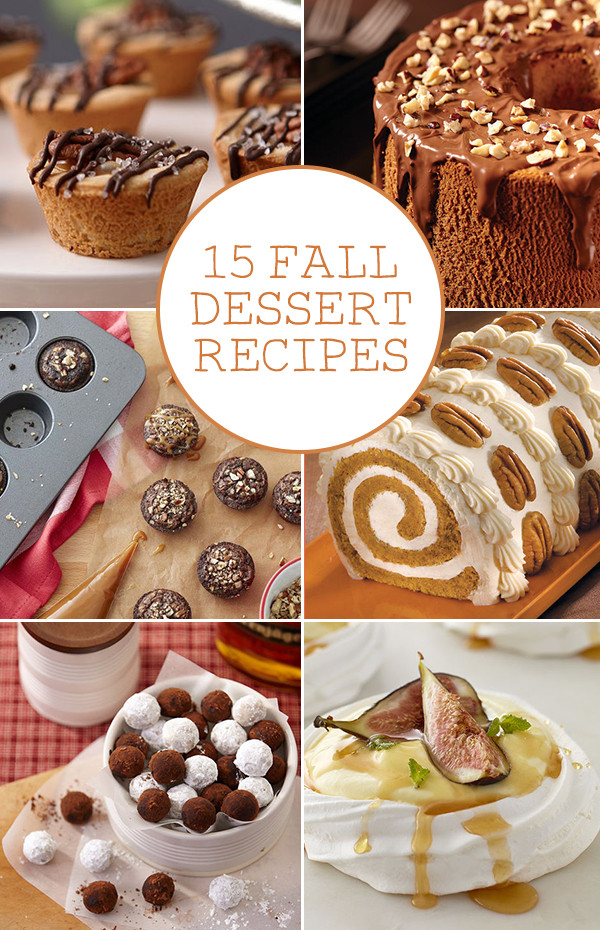 Fall Dessert Recipes
 15 Fall Dessert Recipes