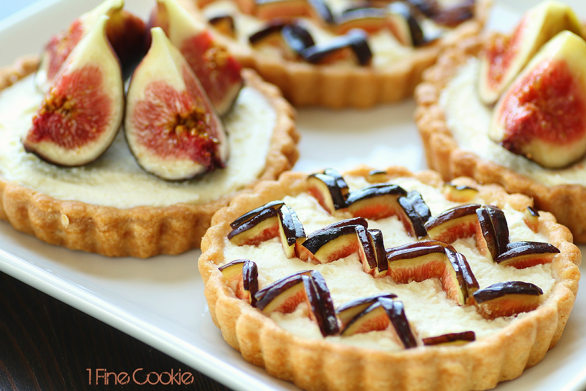 Fig Dessert Recipes
 Chevron Pattern Fig Tart Preppify your Dessert 1 Fine