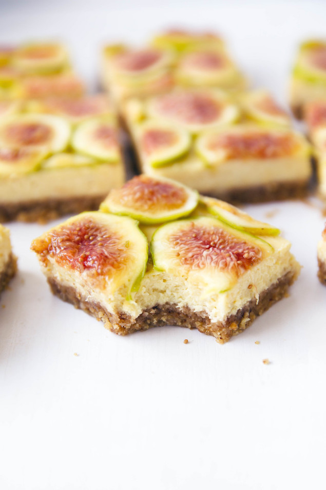 Fig Dessert Recipes
 Honey and Fig Cheesecake Bars