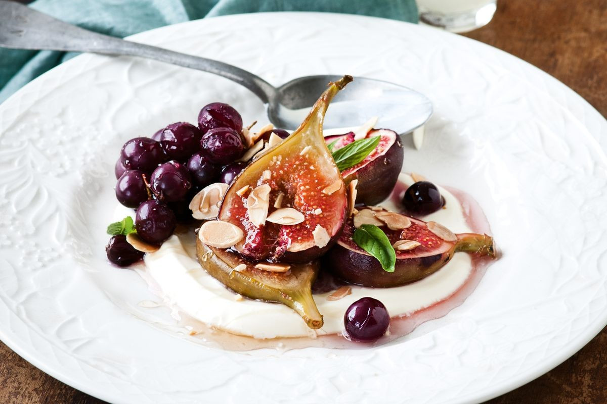 Fig Dessert Recipes
 Honey roasted figs with limoncello creme fraiche Recipes